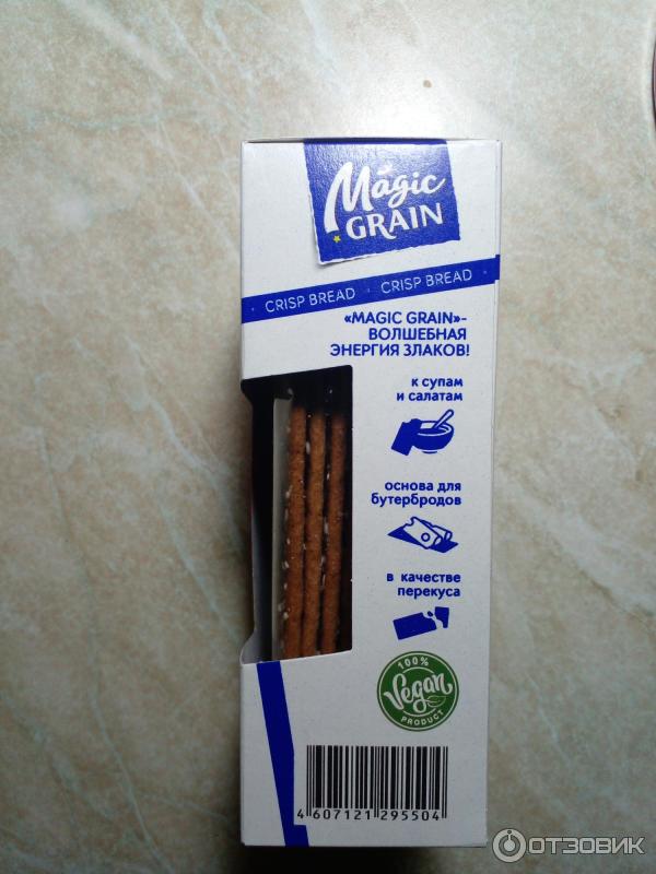 Отзыв о Хлебцы Magic Grain "Гречневые" с луком, киноа и кунжутом ...