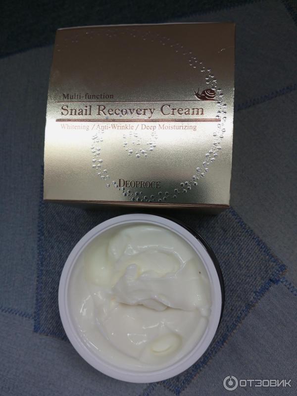 Крем улиточный для лица DEOPROCE Multi-Function Snail Recovery Cream фото