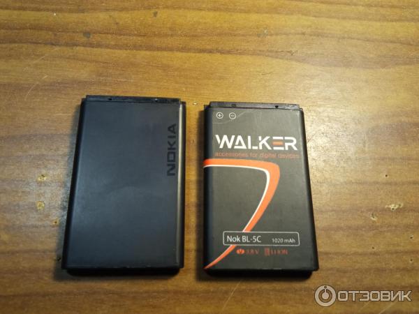 Аккумулятор BL-5C WALKER и дешевый