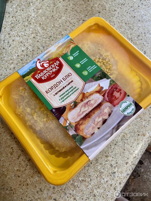 Отзыв о Кордон Блю Павловская курочка с ветчиной и сыром | Аппетитно, и ...