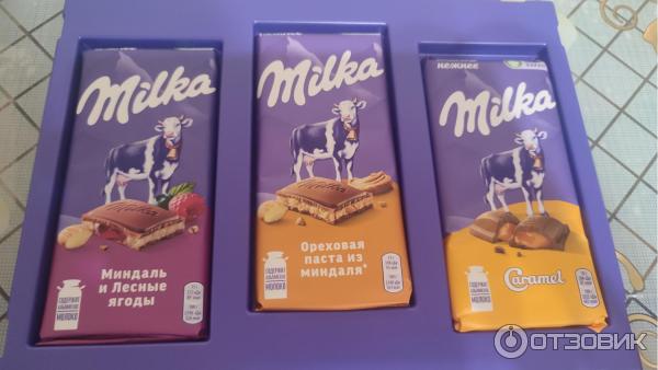 Набор шоколада Milka фото