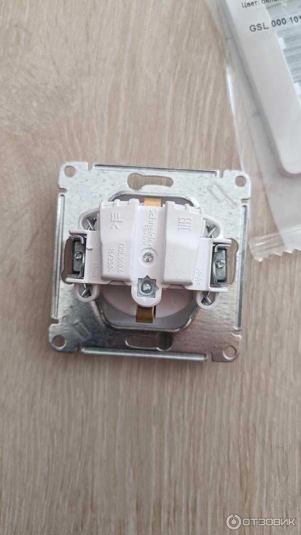 Розетки и выключатели Schneider Electric Glossa фото