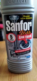 Гель для прочистки труб Sanfor фото