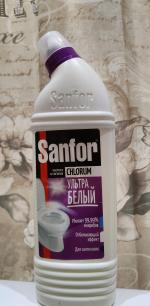 Санитарно-гигиенический гель Sanfor Chlorum для ванн и унитазов фото
