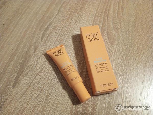 Гель от прыщей от Oriflame Pure skin Spot SOS gel фото