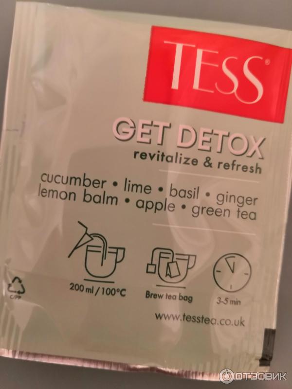 Чай Tess GET DETOX фото