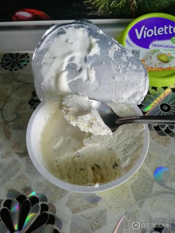 Сыр творожный Карат Violette фото