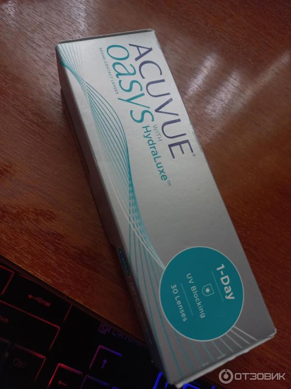 Контактные линзы Acuvue Oasys 1-Day with HydraLuxe фото