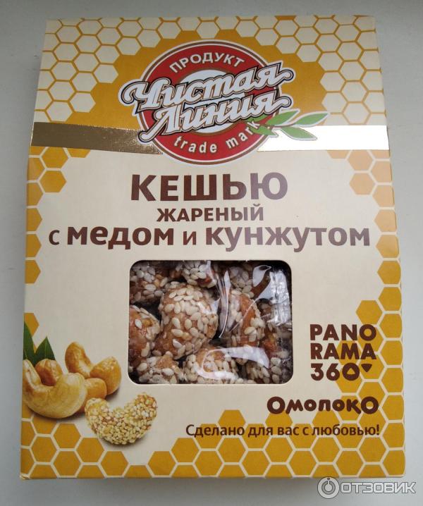 Отзыв о Кешью жареный с медом и кунжутом Чистая линия | Вкусные орехи.