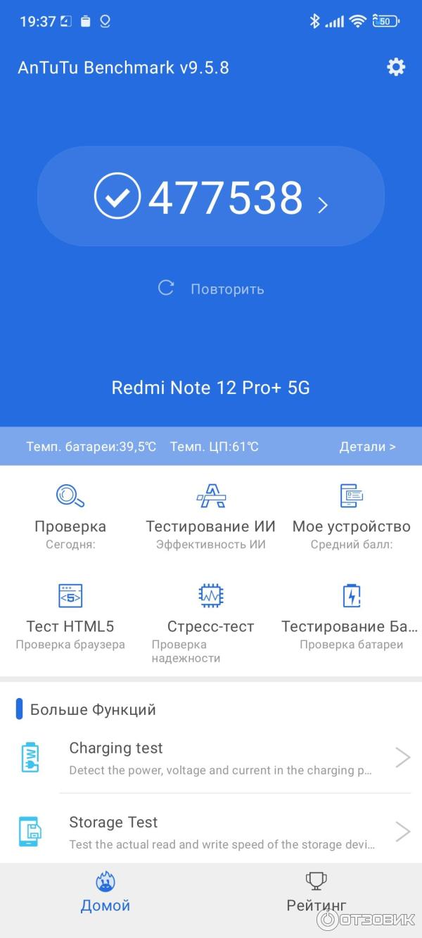 Отзыв о Смартфон Xiaomi Redmi Note 12 Pro Plus | Не без НО