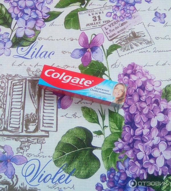 Зубная паста Colgate Бережное отбеливание фото