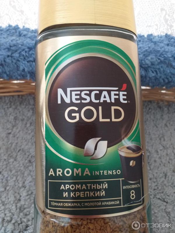 Отзыв о Кофе растворимый сублимированный "Nescafe" Gold Aroma Intenso ...