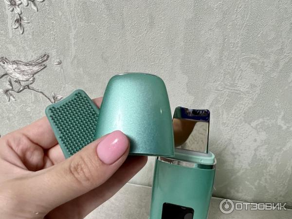 Косметологический аппарат для ультразвуковой чистки лица Sonic Skin scrubber C1 Alinesl фото