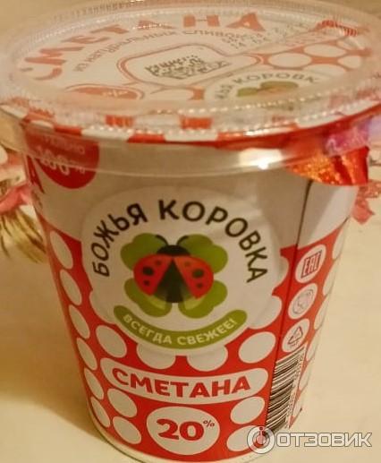 Сметана Божья Коровка