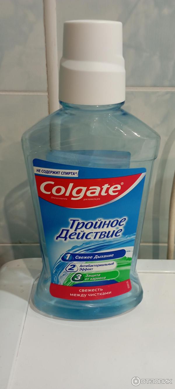 Ополаскиватель для полости рта Colgate Тройное действие фото