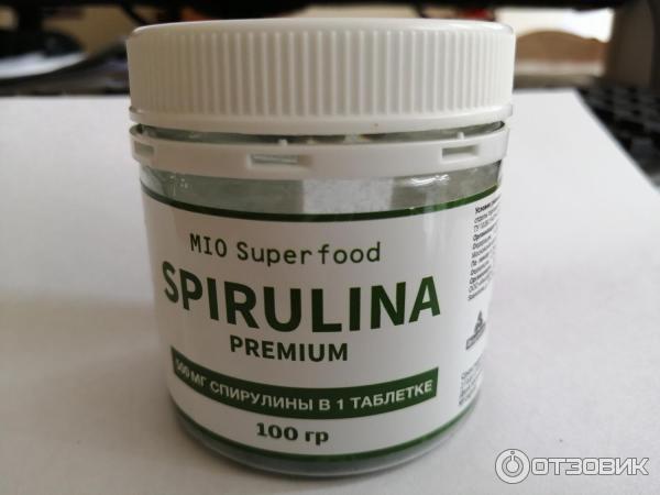 Спирулина премиум Mio super food фото