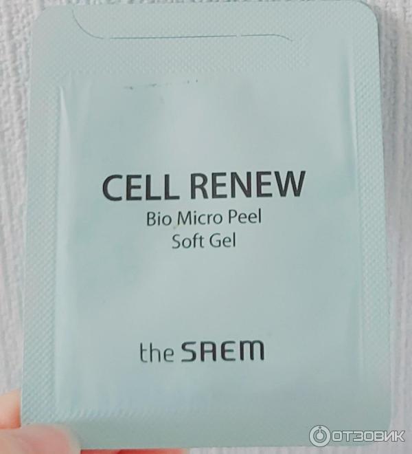 Гель-пилинг для лица The Saem Cell Renew Bio Micro Peel Soft Gel фото