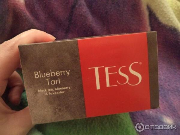 Черный чай Tess Blueberry Tart с черникой и лавандой фото