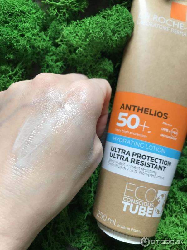 Солнцезащитное увлажняющее молочко для лица и тела La Roche-Posay Anthelios SPF 50 фото