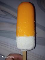 Пломбир ванильный в апельсиновой глазури "Чистая Линия" фото