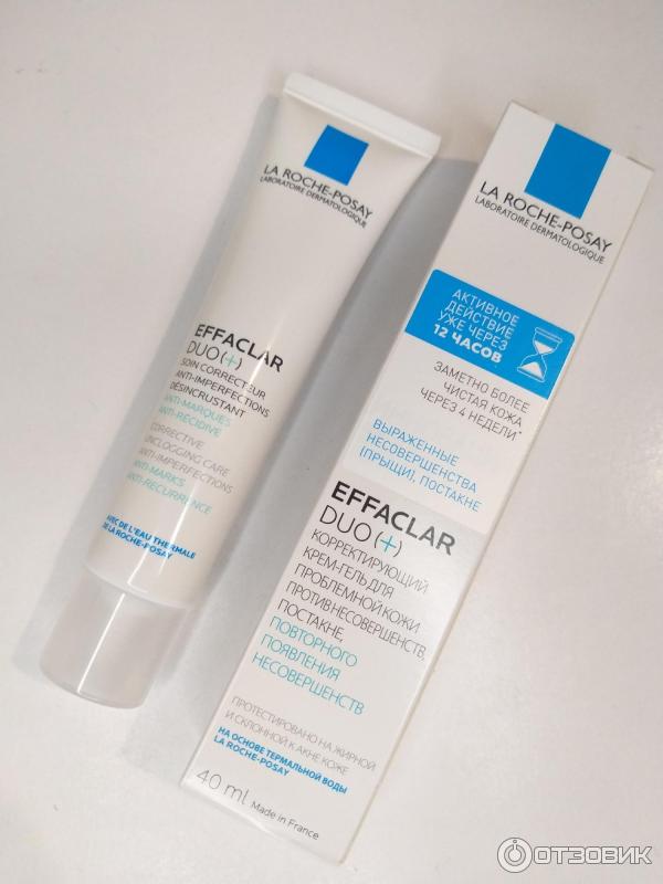 Корректирующий крем-гель для жирной проблемной кожи La Roche-Posay Effaclar DUO+ фото