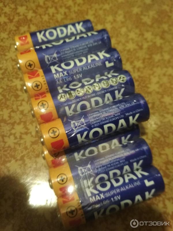 Алкалиновые батарейки Kodak MAX АА фото