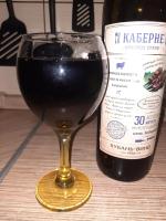 Вино столовое красное сухое Каберне "Кубань-вино" фото