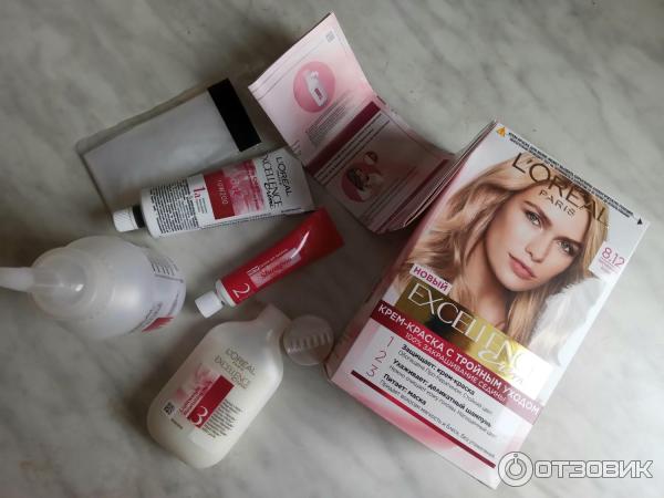 Краска для волос Loreal Paris Excellence Creme 8.12 Мистический блонд отзывы