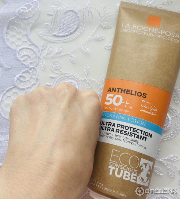 Солнцезащитное увлажняющее молочко для лица и тела La Roche-Posay Anthelios SPF 50 фото