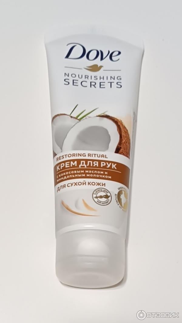 Крем для рук Dove Nourishing Secrets с кокосовым маслом и миндальным молочком фото