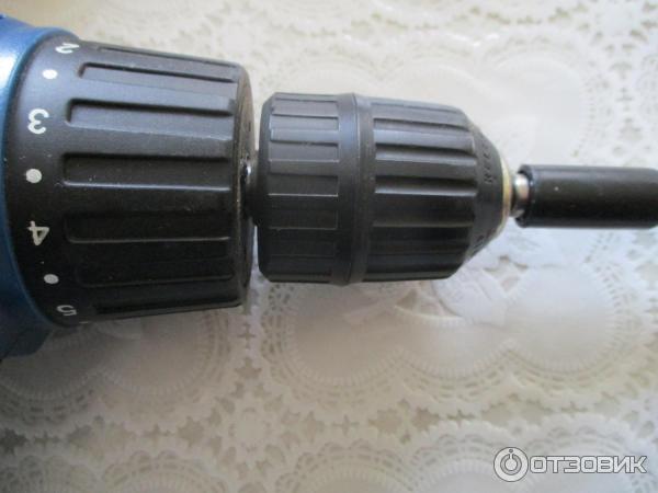 Удлинитель в патроне шуруповерта.