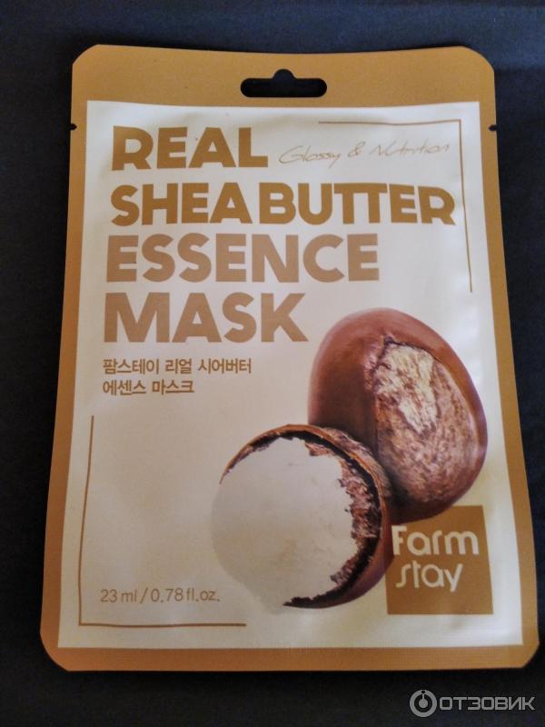 Тканевая маска для лица FarmStay Real Shea Butter фото