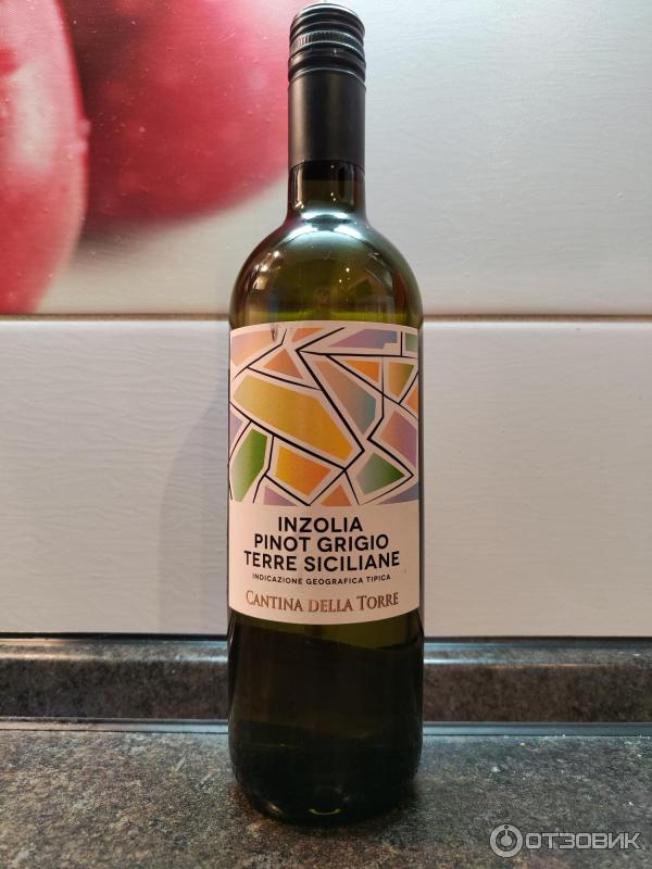 Вино сухое белое Cantina Della Torre Inzolia Pinot Grigio фото