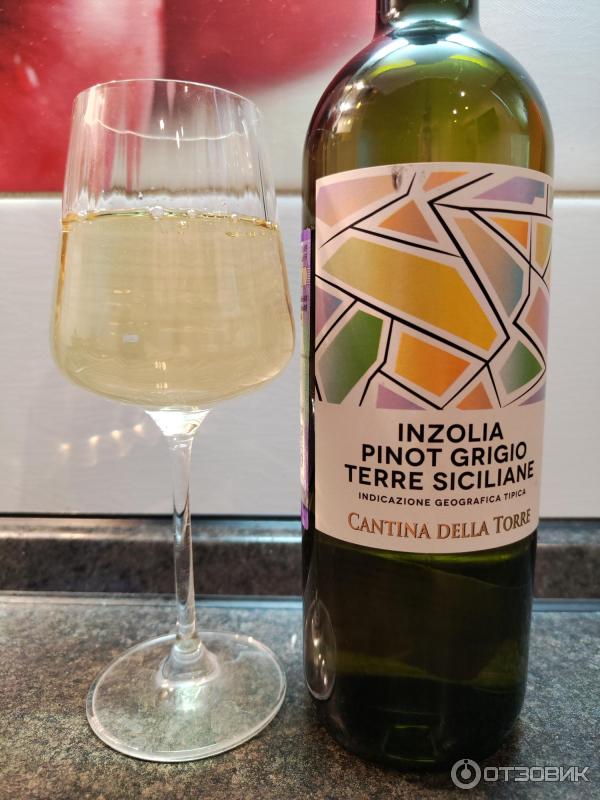 Вино сухое белое Cantina Della Torre Inzolia Pinot Grigio фото