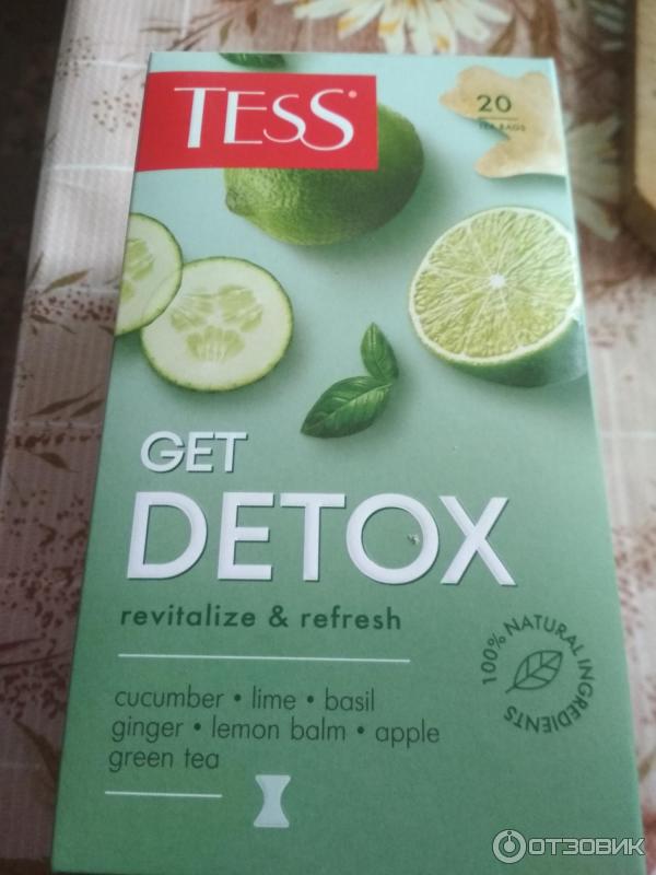 Чай Tess GET DETOX фото