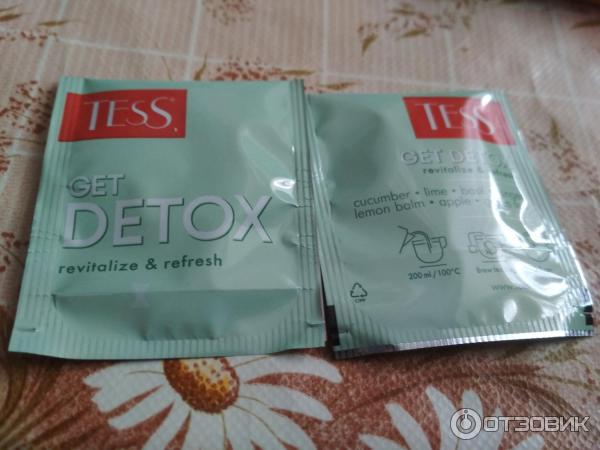 Чай Tess GET DETOX фото