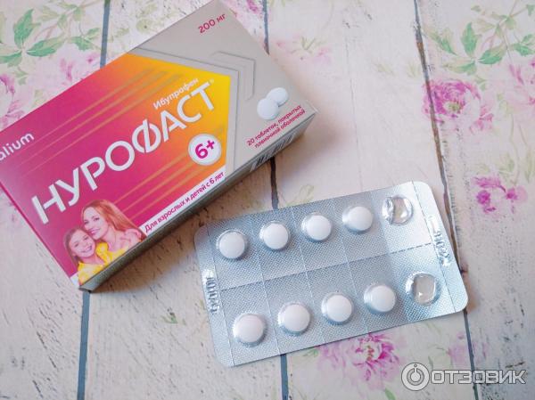 Отзыв о Обезболивающий препарат ФП Оболенское "Нурофаст" | Помогает ...