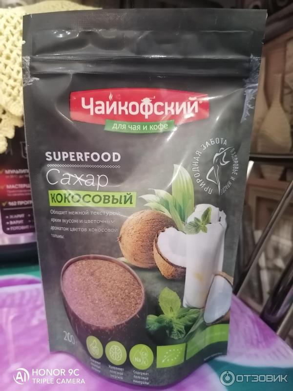 Сахар кокосовый Чайкофский superfood фото