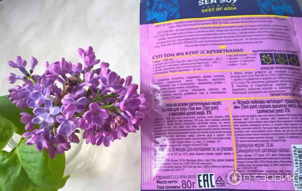 Основа для приготовления тайского супа Том Ям Sen Soy фото