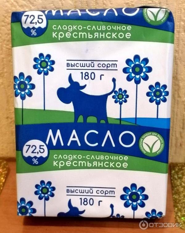 Отзыв о Масло сливочное "Алтайская буренка" 72,5% | Вкусное.