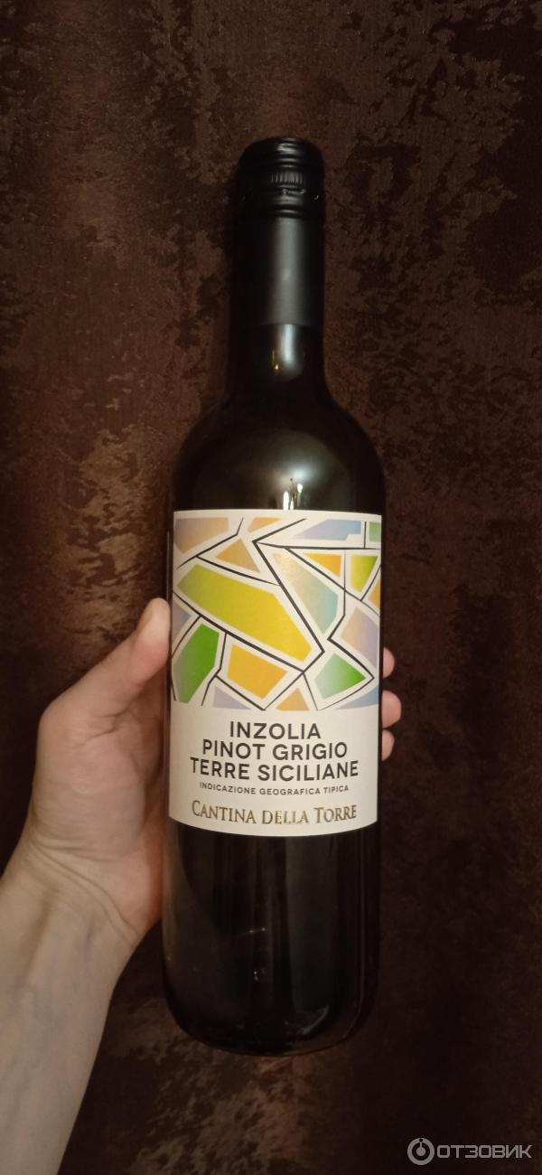 Вино сухое белое Cantina Della Torre Inzolia Pinot Grigio фото