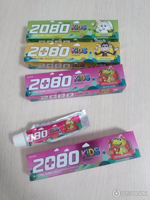 Отзыв о Детская зубная паста DC 2080 "Клубничная" | любимая паста у ...