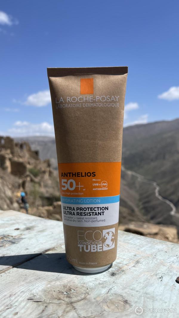 Солнцезащитное увлажняющее молочко для лица и тела La Roche-Posay Anthelios SPF 50 фото