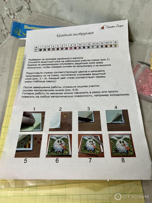 Отзыв о Алмазная мозаика на магните Вышиваем бисером | Моя не сбывшаяся ...