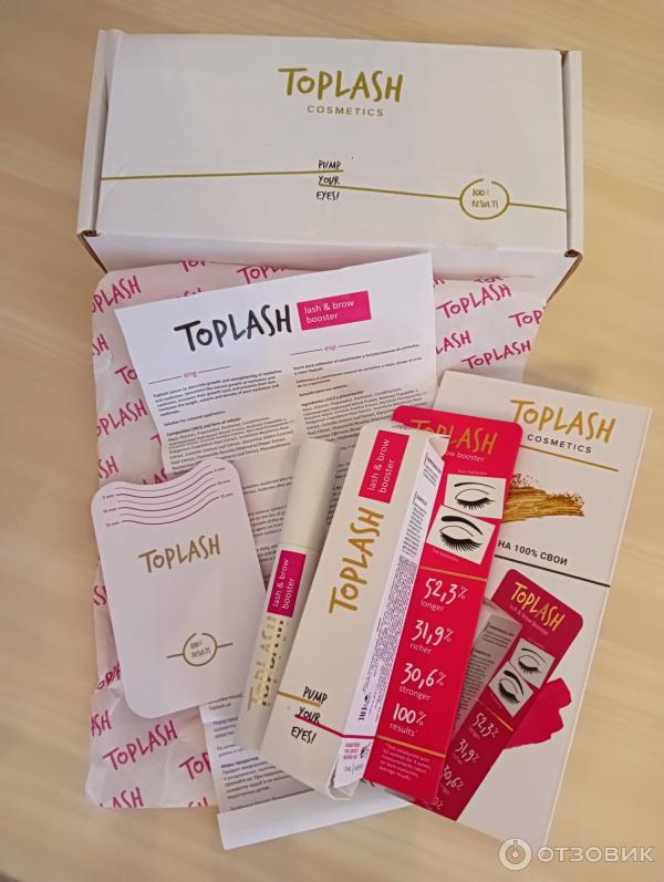 Сыворотка для роста бровей и ресниц TopLash Lash and Brow Booster фото