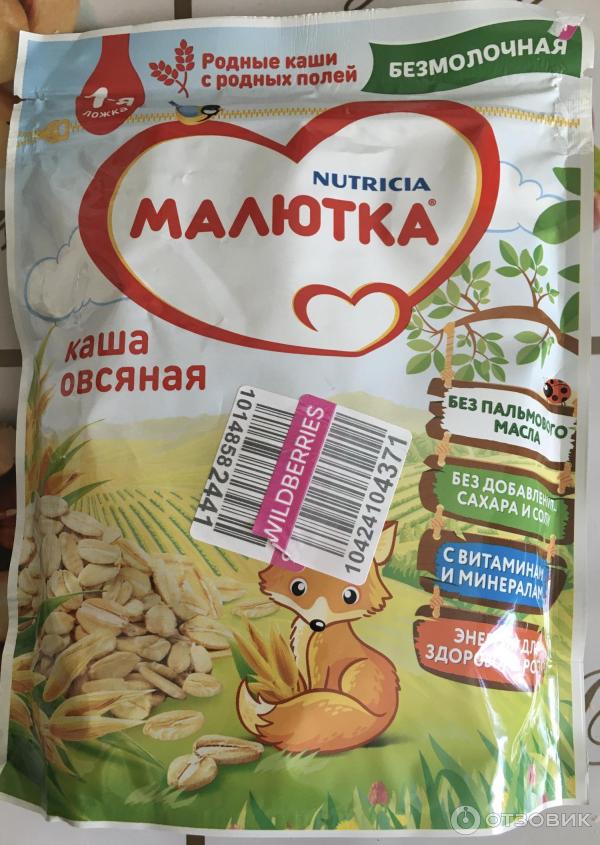 Каша овсяная безмолочная Nutricia Малютка фото