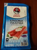 Крабовые палочки охлажденные "Санта Бремор" фото