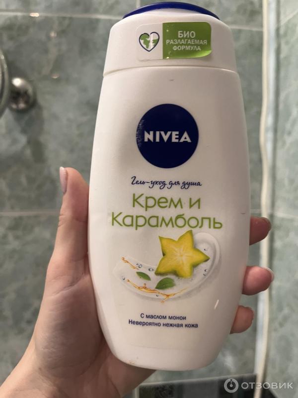 Гель-уход для душа Nivea Крем Карамболь фото