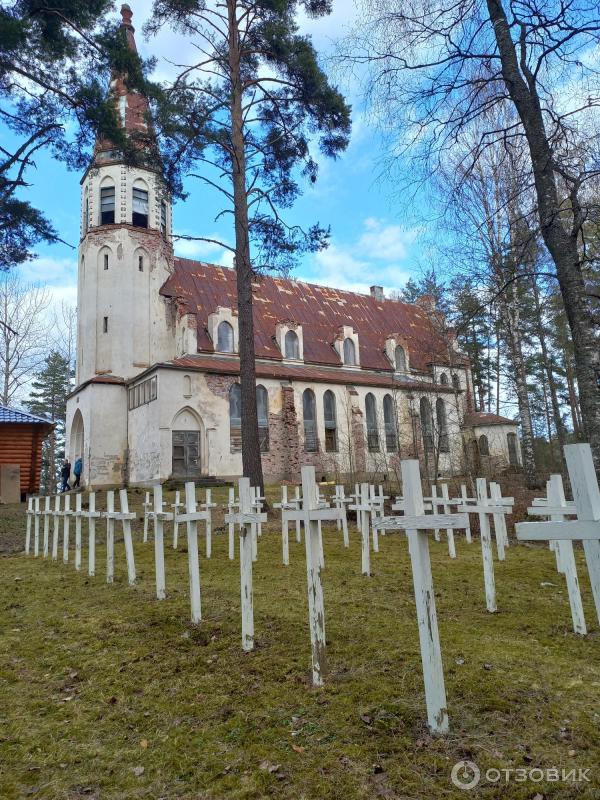 Финская кирха в Лумиваара (Россия, Карелия) фото