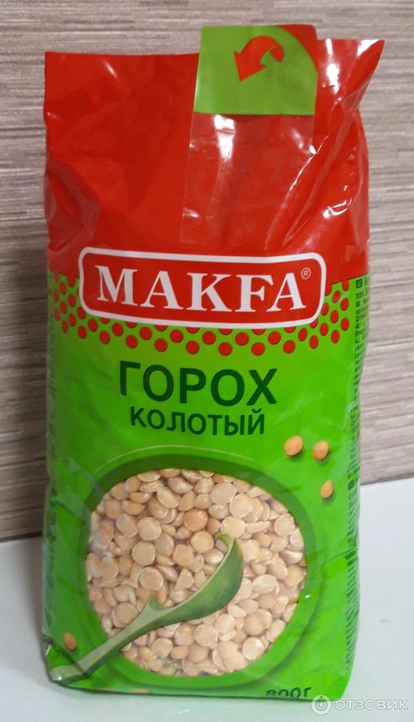 Горох колотый шлифованный Макфа фото